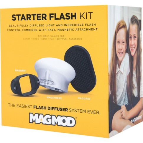 MagMod Starter Flash Kit - Magsphere, MagGrid & MagGrip, MMSTRKIT01
