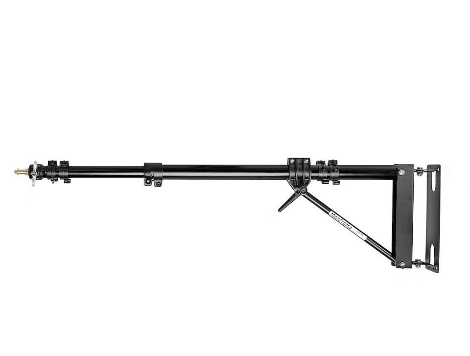 Manfrotto Black Short Wall Boom Stand Not Included, 098SHB