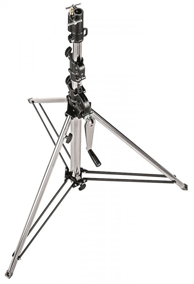 Manfrotto Short Wind-Up Stand Black 9 Feet, 087NWSHB