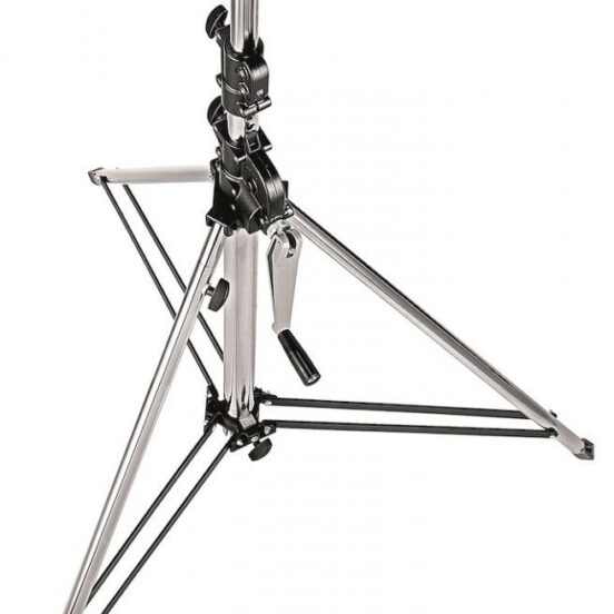 Manfrotto Short Wind-Up Stand Chrome-Plated 9 Feet, 087NWSH