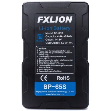 Fxlion Cool Black Series 65Wh 14.8V Battery V-Mount BP 65S