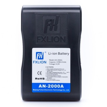 Fxlion 14.8V 9.0Ah 130Wh Lithium-Ion Gold Mount Battery AN 2000A