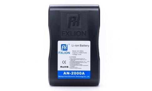 Fxlion 14.8V 9.0Ah 130Wh Lithium-Ion Gold Mount Battery AN 2000A
