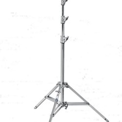 Avenger Baby Alu Stand 30 with Leveling Leg Chrome Plated, 9.8 Feet A0030CS