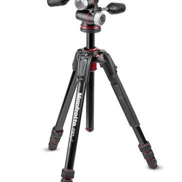 Manfrotto 190go! MS Aluminum Tripod Kit 4-Section with XPRO 3 Way Head MK190GOA4-3WX