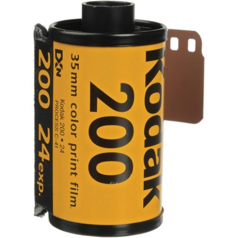 Kodak GOLD 200 Color Negative Film 35mm Roll Film 24 Exposures 3-Pack, 6033971