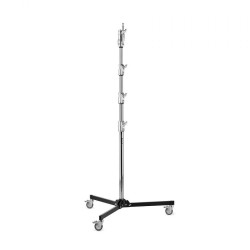 Avenger Roller Stand 34 with Folding Base Chrome-Plated Black 11 Feet A5034