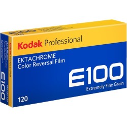 Kodak Professional Ektachrome E100 Color Transparency Film 120 Roll Film 5-Pack, 8732100