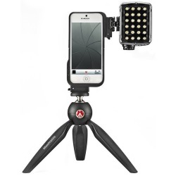 Manfrotto KLYP iPhone 5 Case with ML240 LED Light, MKLKLYP5