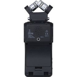 Zoom  All Black 6-Input / 6-Track Portable Handy Recorder with Single Mic Capsule Black,