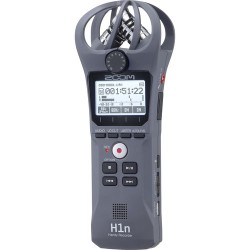 Zoom  2-Input / 2-Track Portable Handy Recorder with Onboard X/Y Microphone Gray, ZH1NG