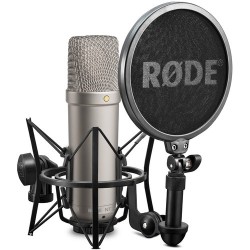 Rode Large Diaphragm Condenser Microphone Single,  NT1-A