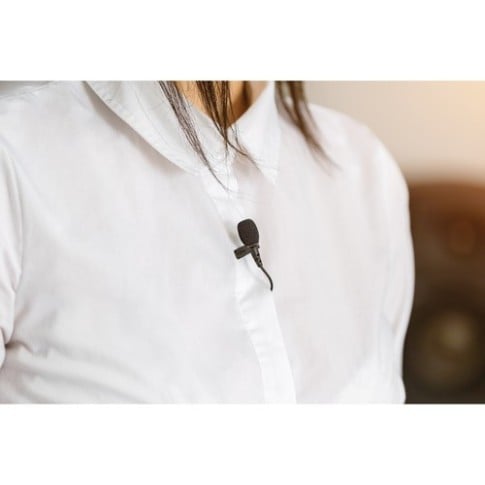 Rode Lavalier GO Omnidirectional Lavalier Microphone for Wireless GO Systems Black, LAVGO - 7 Rode Lavalier GO, Omnidirectional Professional-Grade Lavalier Microphone, Wearable, 3.5mm TRS Connector, Black