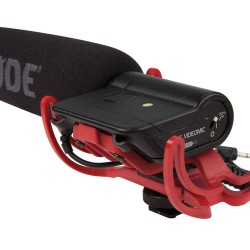 Rode VideoMic Microphone with Rycote Lyre Suspension System, High Pass Filter & 3-Stage Pad for Crystal Clear Audio