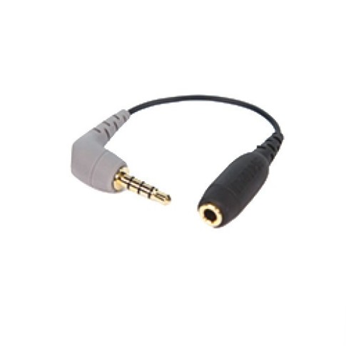 Rode 3.5mm TRS Female to 3.5mm Right Angle TRRS Male Adapter Cable for Smartphones, SC4