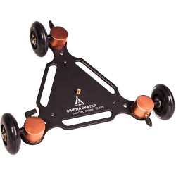 E-Image Powerpak Cinema Skater Table Top Dolly with 3 Wheels, EI-A23