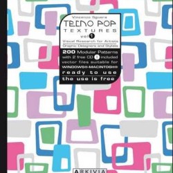 TECNO POP TEXTURES VOL.1 Book (Arkivia), Pop Style Patterns, Pop Print Designs, Pop Texture Designs