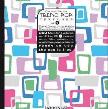 TECNO POP TEXTURES VOL.1 Book (Arkivia), Pop Style Patterns, Pop Print Designs, Pop Texture Designs