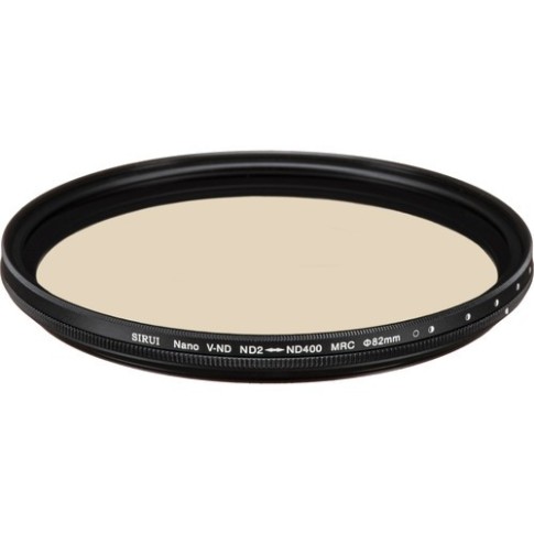Sirui 82mm Variable Neutral Density 0.3 to 2.4 Filter 1 to 8-Stop, NDX82A