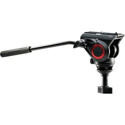 Manfrotto Tripod with Fluid Video Head Lightweight with Side Lock, MVK500AM