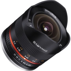 Samyang 8mm F 2.8 UMC Fisheye II Lens for Sony E Mount, SY8MBK35-E
