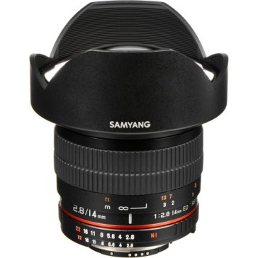 Samyang 14mm F 2.8 ED AS IF UMC Lens for Nikon F, SY14MAE-N