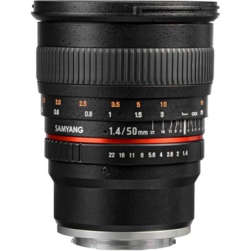 Samyang 50mm F 1.4 AS UMC Lens for Sony E, SY50M-E