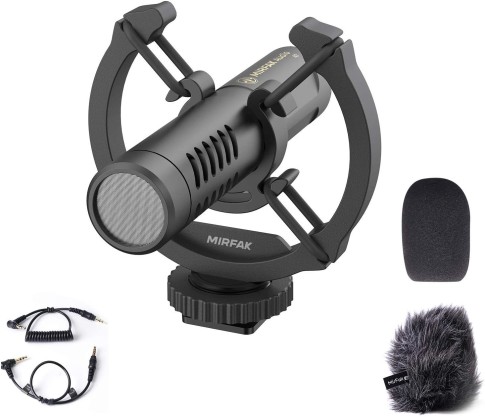 Mirfak N2 On-Camera Shotgun Microphone For DSLR Camera