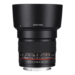 Samyang 85mm F 1.4 AS IF UMC Lens for Nikon F with AE Chip, SY85MAF-N