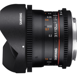 Samyang 12mm T3.1 VDSLR ED AS NCS Fisheye Lens for MFT,
