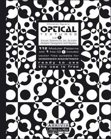 OPTICAL TEXTURES VOL.1 Book (Arkivia), Op Art Patterns & Print Design Book