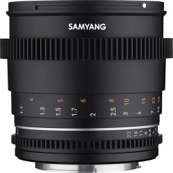 Samyang 85mm T1.5 VDSLR MK2 Cine Lens E Mount, SASYDSX85E