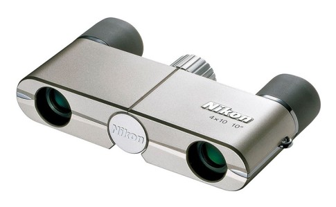 Nikon Binoculars 4X10DCF Silver, NIB4X10SILVER