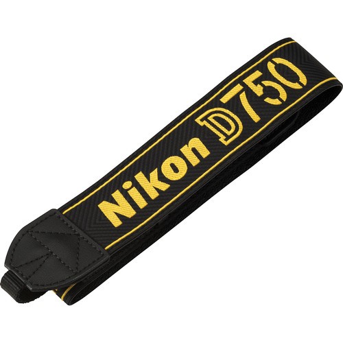 Nikon AN-DC14 Neck Strap for Nikon D750 DSLR Camera Black, NIANDC14