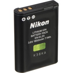 Nikon EN-EL23 Rechargeable Lithium-Ion Battery 3.8V, 1850mAh, NIENEL23