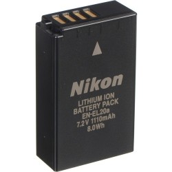 Nikon EN-EL20a Rechargeable Lithium-Ion Battery Pack 7.2V, 1110mAh, NIENEL20A