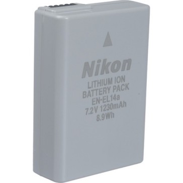 Nikon EN-EL14a Rechargeable Lithium-Ion Battery 7.2V, 1230mAh, NIENEL14A
