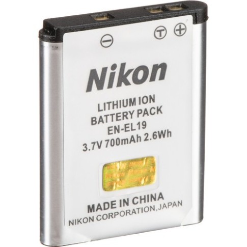 Nikon EN-EL19 Lithium-Ion Battery 700mAh, NIENEL19