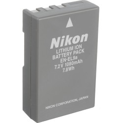 Nikon EN-EL9a Rechargeable Lithium-Ion Battery, NIENEL9A