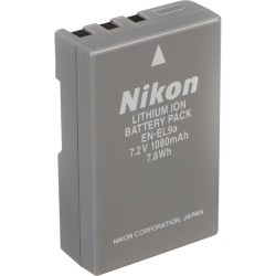 Nikon EN-EL9a Rechargeable Lithium-Ion Battery, NIENEL9A
