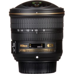 Nikon AF-S Fisheye NIKKOR 8-15mm f/3.5-4.5E ED Lens, NI81535ED
