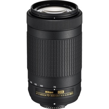 Nikon AF-P DX Nikkor 70-300mm f/4.5-6.3G ED Lens, NI7030045ED
