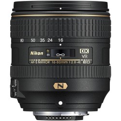 Nikon AF-S DX Nikkor 16-80mm f/2.8-4E ED VR Lens, NI168028VR