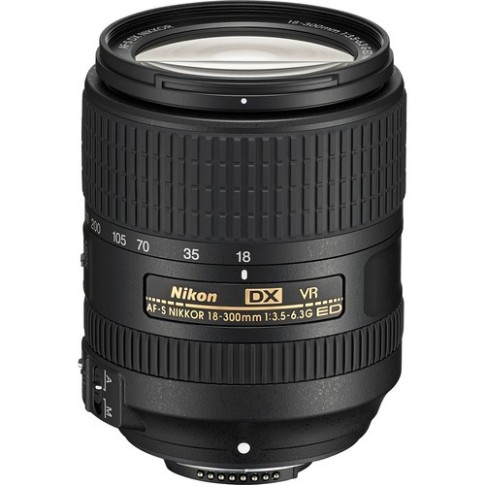 Nikon AF-S DX Nikkor 18-300mm f/3.5-6.3G ED VR Lens, NI1830035VR