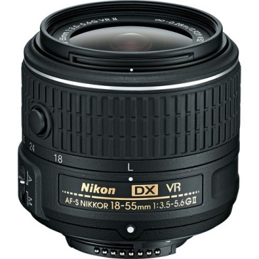 Nikon AF-S DX Nikkor 18-55mm f/3.5-5.6G VR II Lens, NI18553556G