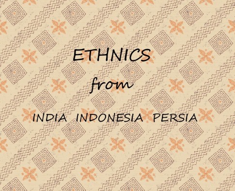 Ethnics from India Indonesia & Persia - Ethnic Prints for Blouses, Dresses, Tunics & Men Shirts