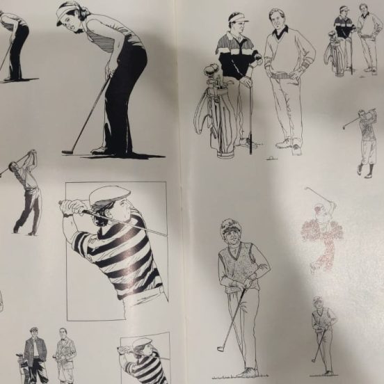 Golf and Tennis Illustrations Book