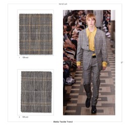 BTT Men Collection Suiting & Jacketing Fabric Swatch Book for A/W