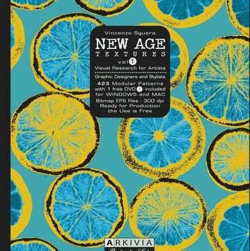 NEW AGE TEXTURES VOL.1 Book (Arkivia) , Pattern Textures Book, Texture Design Book