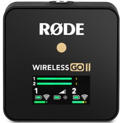 Rode Wireless Go II - 2 Person Dual Channel Wireless Microphone System (2.4 GHz, Black)